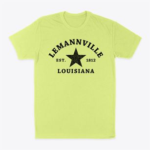Lemannville Louisiana Star Classic Dad T-Shirt