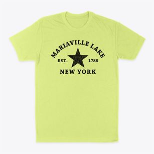 Mariaville Lake New York Star Classic Dad T-Shirt