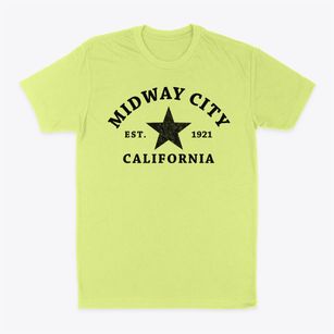 Midway City California Star Classic Dad T-Shirt