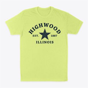 Highwood Illinois Star Classic Dad T-Shirt