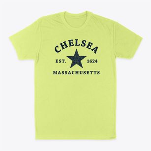 Chelsea Massachusetts Star Classic Dad T-Shirt
