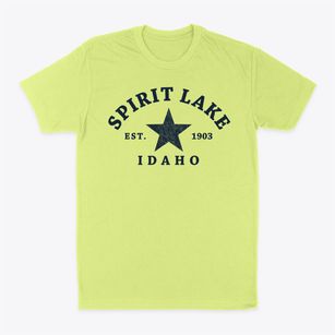 Spirit Lake Idaho Star Classic Dad T-Shirt