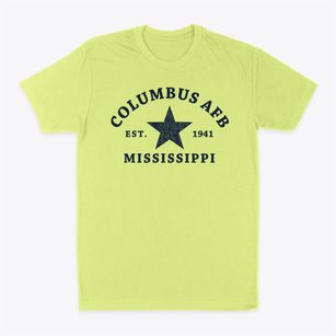 Columbus Afb Mississippi Star Classic Dad T-Shirt