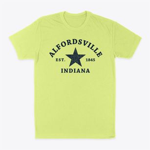 Alfordsville Indiana Star Classic Dad T-Shirt