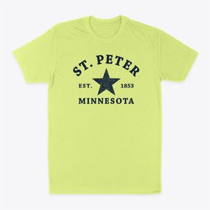 St. Peter Minnesota Star Classic Dad T-Shirt