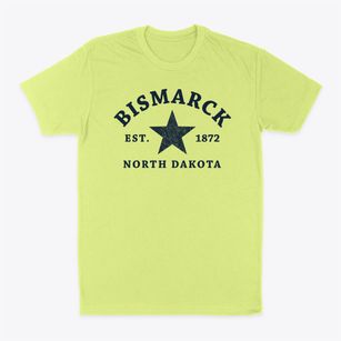 Bismarck North Dakota Star Classic Dad T-Shirt