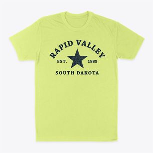 Rapid Valley South Dakota Star Classic Dad T-Shirt