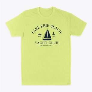 Lake Erie Beach New York Yacht Club Classic Dad T-Shirt