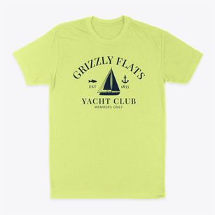 Grizzly Flats California Yacht Club Classic Dad T-Shirt