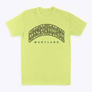 Chesapeake Beach Maryland Inline Classic Dad T-Shirt
