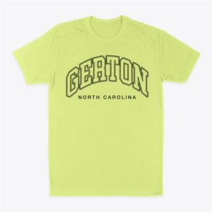 Gerton North Carolina Inline Classic Dad T-Shirt
