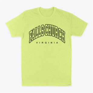 Falls Church Virginia Inline Classic Dad T-Shirt