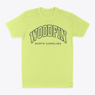 Woodfin North Carolina Inline Classic Dad T-Shirt