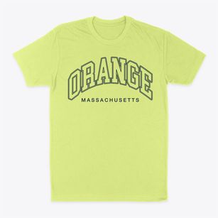 Orange Massachusetts Inline Classic Dad T-Shirt