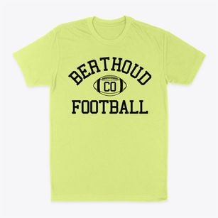 Berthoud Colorado Football Classic Dad T-Shirt