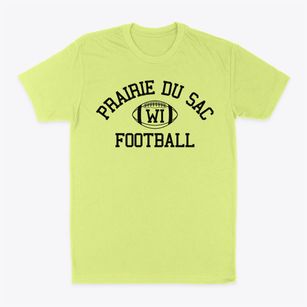 Prairie Du Sac Wisconsin Football Classic Dad T-Shirt