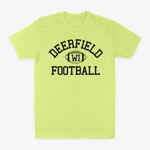Deerfield Wisconsin Football Classic Dad T-Shirt