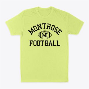 Montrose Michigan Football Classic Dad T-Shirt
