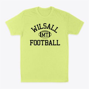 Wilsall Montana Football Classic Dad T-Shirt