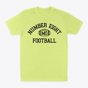 Number Eight Missouri Football Classic Dad T-Shirt