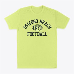 Oswego Beach New York Football Classic Dad T-Shirt