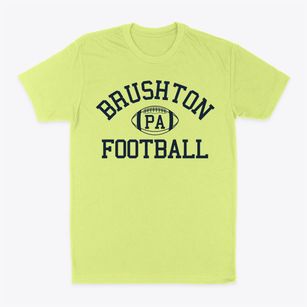 Brushton Pennsylvania Football Classic Dad T-Shirt