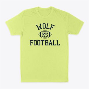 Wolf Kansas Football Classic Dad T-Shirt