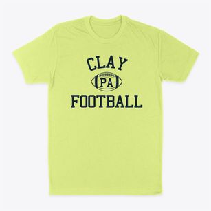 Clay Pennsylvania Football Classic Dad T-Shirt