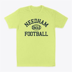 Needham Massachusetts Football Classic Dad T-Shirt