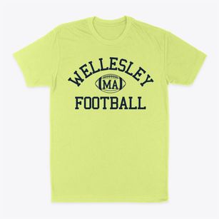 Wellesley Massachusetts Football Classic Dad T-Shirt