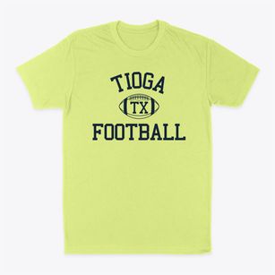 Tioga Texas Football Classic Dad T-Shirt