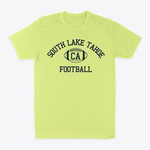 South Lake Tahoe California Football Classic Dad T-Shirt