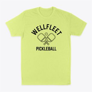 Wellfleet Massachusetts Pickleball Classic Dad T-Shirt