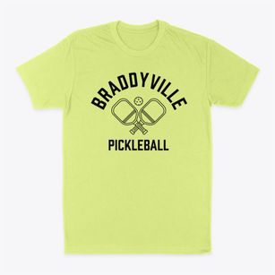 Braddyville Iowa Pickleball Classic Dad T-Shirt