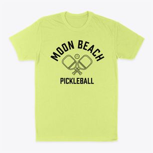 Moon Beach New York Pickleball Classic Dad T-Shirt