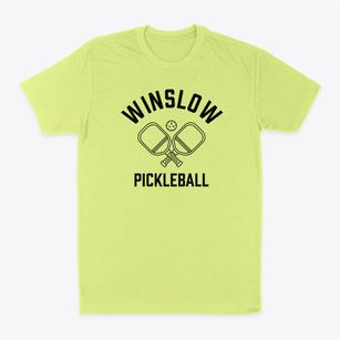 Winslow Maine Pickleball Classic Dad T-Shirt