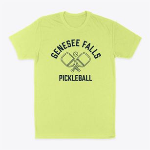 Genesee Falls New York Pickleball Classic Dad T-Shirt