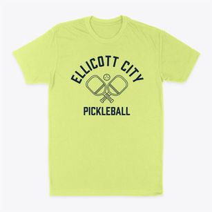 Ellicott City Maryland Pickleball Classic Dad T-Shirt