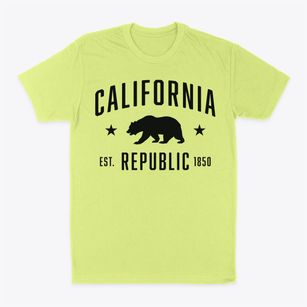  California Republic Bear Classic Dad T-Shirt