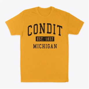 Condit Michigan Classic Established Classic Dad T-Shirt