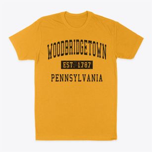 Woodbridgetown Pennsylvania Classic Established Classic Dad T-Shirt