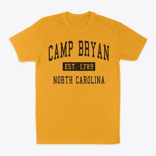 Camp Bryan North Carolina Classic Established Classic Dad T-Shirt