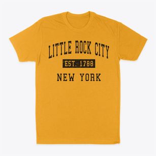 Little Rock City New York Classic Established Classic Dad T-Shirt