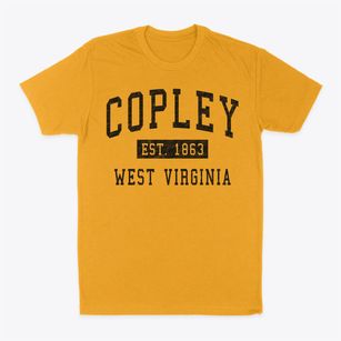 Copley West Virginia Classic Established Classic Dad T-Shirt