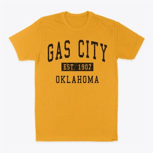 Gas City Oklahoma Classic Established Classic Dad T-Shirt