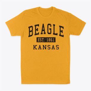 Beagle Kansas Classic Established Classic Dad T-Shirt