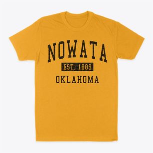 Nowata Oklahoma Classic Established Classic Dad T-Shirt