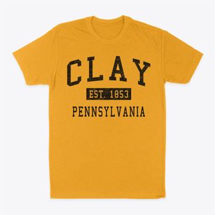 Clay Pennsylvania Classic Established Classic Dad T-Shirt