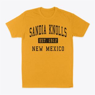 Sandia Knolls New Mexico Classic Established Classic Dad T-Shirt