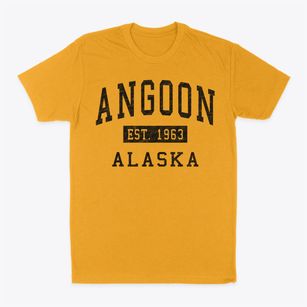 Angoon Alaska Classic Established Classic Dad T-Shirt